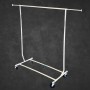 Salesman Clothes Rack Chrome