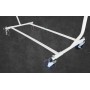Salesman Clothes Rack Chrome