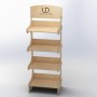 Rustic Shop Shelving Display SYDNEY 4 Tier