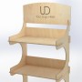 Rustic Shop Shelving Display SYDNEY 4 Tier