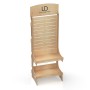 Slatwall Display Stand with 2 Shelves OCEAN