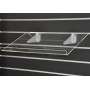 Acrylic Shelf with lip 25 deg