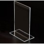 A2 Acrylic Stand Up Sign Holder Portrait 