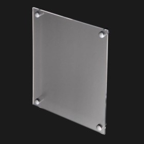 Wall Mount Acrylic Sign Holder with Standoffs A4