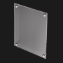Wall Mount Acrylic Sign Holder with Standoffs A4