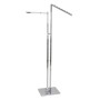 2 Way Clothing Rack With Straight and Waterfall Arms