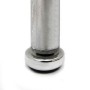 Foot for Round Tube 25mm Chrome
