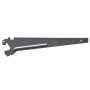 Gondola Shelving Shelf Bracket Black