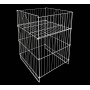 Collapsible Dump Bin Small White