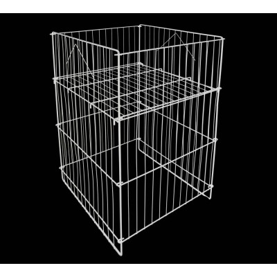 Collapsible Dump Bin Small White