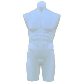 Male Plastic Torso White