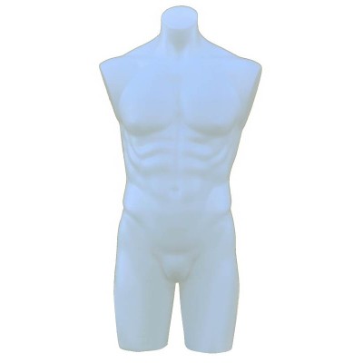 Male Plastic Torso White