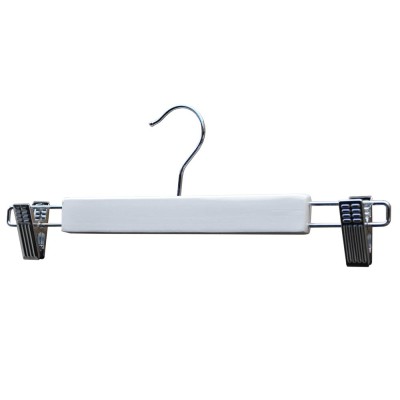 Adult Wood Clip Hanger White