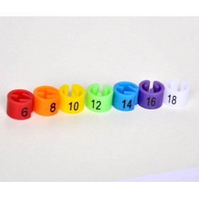 Size Marker for Hangers, Set 2 (6,8,10,12,14,16,18)