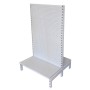 Double Sided Pegboard Gondola White