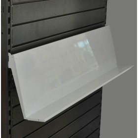 Gondola Shelving Book Shelf 2 Brackets White