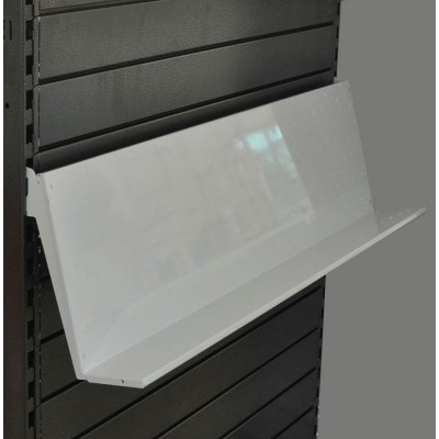 Gondola Shelving Book Shelf 2 Brackets White