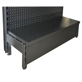 Gondola Shelving Front Kick Plate Black/Hammertone