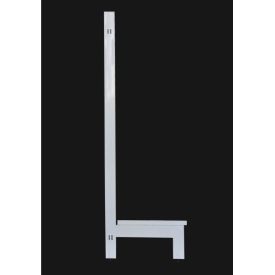 Gondola Shelving Single Post White