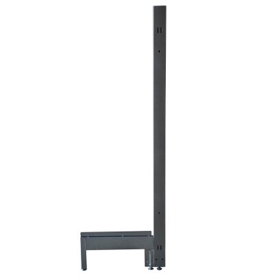 Gondola Shelving Single Post Black/Hammertone