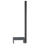 Gondola Shelving Single Post Black/Hammertone