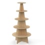 Timber Shelving Display TREE 5 Tier 