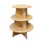Timber Shelving Display TREE 3 Tier 
