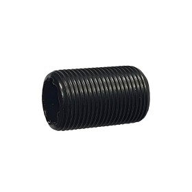 Threaded Nipple 40mm- Mario Pipe System - Black