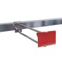 Wall Strip Flip Ticket Crossbar Hook Chrome