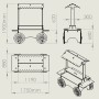 Timber Shelving Gondola WATERFALL