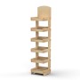 6-Tier Rustic Wooden Display COUNTRY 6