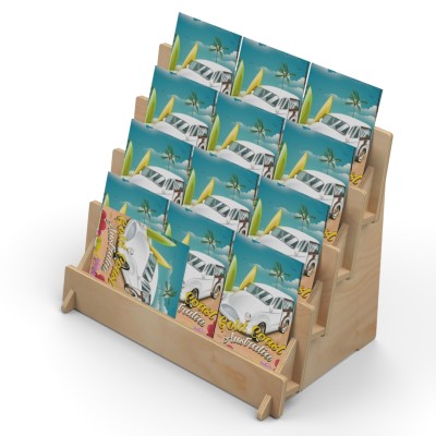 Wooden Counter Card Display CARD4