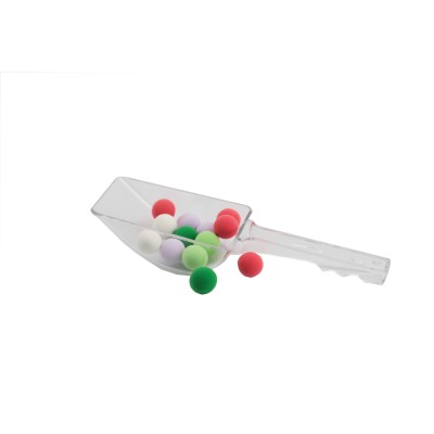 Scoop with clear cord