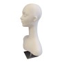 Head Display ST3  Mannequin Female Plastic WHITE 