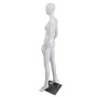 Premium Female Mannequin F19 Gloss White - EGG Face