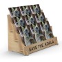 Wooden Counter Greeting Card Display CARD3