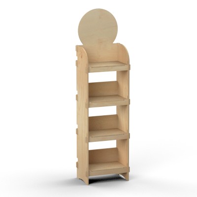 Wood Display Stand ROCK