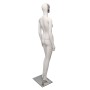 Premium Female Mannequin F49 White - Chrome Face