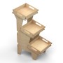 Wooden 3-tier Display WOODY 3