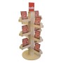 Wooden Counter Greeting Card Display CARD12