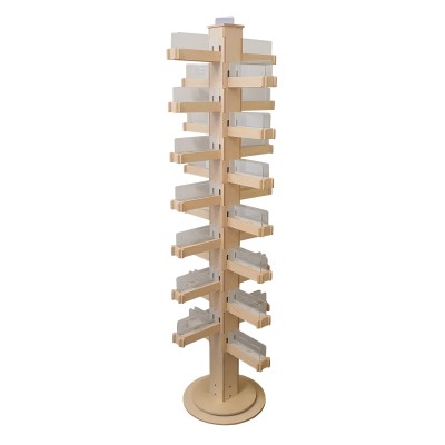 Wooden Counter Greeting Card Display CARD12