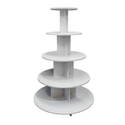 5 Tier Round Display Table 