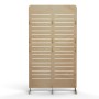 Wide Wooden Slatwall Display Stand STANDY-D