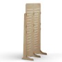 Wide Wooden Slatwall Display Stand STANDY-D