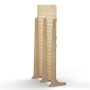 Wide Wooden Slatwall Display Stand STANDY-D