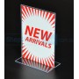A2 Acrylic Stand Up Sign Holder Portrait 