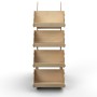 Timber Display Stand TROLLEY